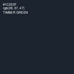 #1C252F - Timber Green Color Image